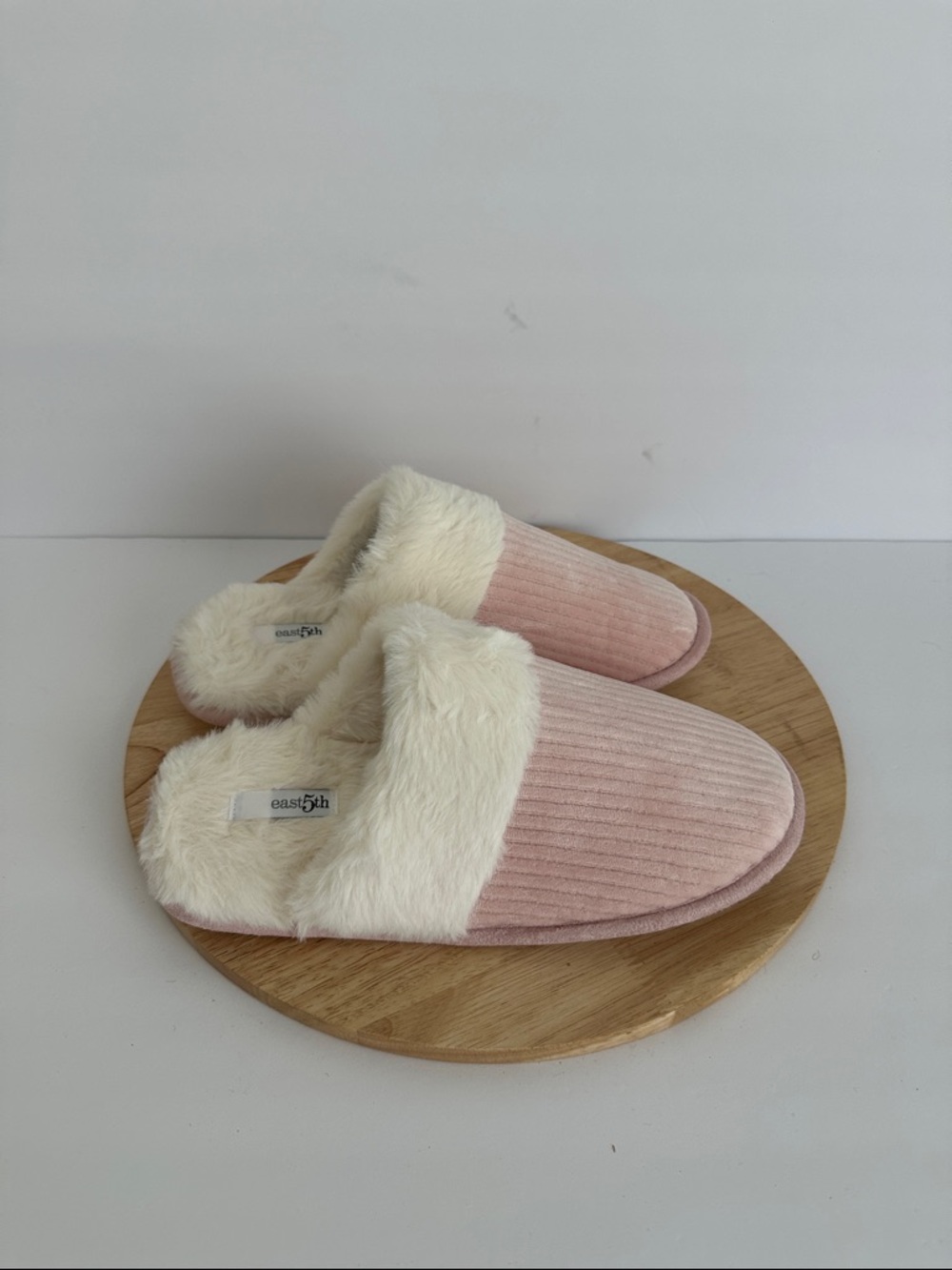east 5th Ribbed Mule Womens Slip-On Slippers